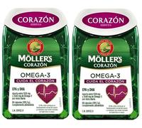 MÖLLER'S Mollers Omega 3 1000 mg por cápsula.- 80 cápsulas. PACK 2UN. (Total 160 cápsulas)