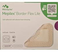 Mölnlycke Health Care GmbH Mepilex Border Flex Lite - Apósitos de espuma (4 x 5 cm, 10 unidades)