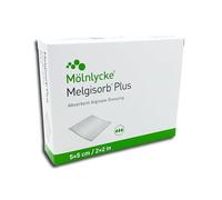 Mölnlycke Melgisorb 5x5 cm | Apósito de Alginato de Calcio | Altamente Absorbente | 10 Unidades