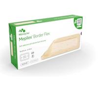 Mölnlycke Mepilex Border Flex 10x25 cm | Apósito Flexible de Espuma de Silicona | Para Incisiones Largas | 5 Unidades