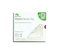 Mölnlycke Mepilex Border Flex 12,5x12,5 cm | Apósito Flexible de Espuma de Silicona | Safetac | 5 Unidades