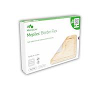 Mölnlycke Mepilex Border Flex 15x20 cm | Apósito Flexible de Espuma de Silicona | Safetac | 5 Unidades