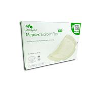 Mölnlycke Mepilex Border Flex Oval 15x19 cm | Apósito Flexible de Espuma de Silicona | Safetac | 5 Unidades