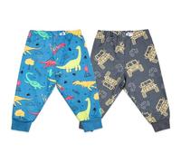 MOEMOE BABY Calzones de Entrenamiento Algodón pantalones de entrenamiento para bebé pantalones de pañales Reutilizables 2 Paquetes, XL/7-9años, Dinosaurio+coche
