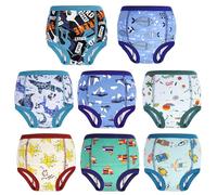 MOEMOE BABY Pantalones de entrenamiento para bebé, 8 unidad, entrenamiento de orinal calzoncillos para niños de Ragazzi 5 años