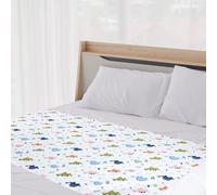 MOEMOE BABY Protector de Cama para incontinencia, 87 x 153 cm, Reutilizable, Lavable, Impermeable, para Cama Queen
