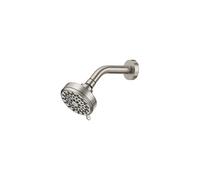 Moen 209W0SRN Ignite - Cabezal de pulverización de cinco funciones de 3-3/4 pulgadas de diámetro, montaje en pared, níquel cepillado resistente a las manchas