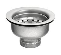 Moen 22037 3-1/2 Inch Drop-In Basket Strainer with Drain Assembly, Satin