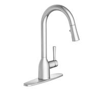 Moen 87233 Adler - Grifo de cocina desplegable de arco alto con una sola manija, cromado