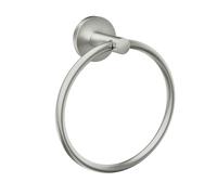 Moen Y5785BN Arlys Modern Bathroom Hand Towel Ring, Brushed Nickel
