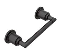 Moen YB0808BL Portarrollos de Papel higiénico pivotante, Matte Black