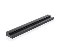 MÖNKE Estante para Discos de Vinilo - Exhiba con Elegancia en la Pared Sus Discos Favoritos o los Que esté Escuchando en Ese Momento - Apto para Discos de Cualquier tamaño (Negro)
