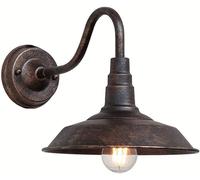 Moenxy IP54 Lámpara de Pared Exterior Impermeable Retro iluminación en Bronce Edison Antiguo Forjado Rural Pared del Hierro Linterna luz E27 de la Vendimia Deocrcommunity Montaje Valla Terraza Jardín