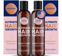 Moerie - Acondicionador mineral para cabello más largo, más denso y más completo - Productos veganos para el cabello - Productos para el cabello sin parabenos - Todos los tipos de cabello - Detener la