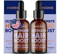 MOERIE serum anticaída y serum crecimiento cabello - Tratamiento anticaída para el cabello delgado - Alternativa al hair oil y el aceite capilar para crecimiento cabello - efectivo y natural 50ml x2