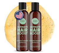 Moerie Ultimate champu de cabello crecimiento - pelo Grueso y Abundante - Shampoo Anticaída Mujer - Producto voluminizante - vegano - sin parabenos ni silicona - todo tipo de cabello - 250 ml X2