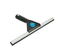 Moerman Escobilla Multiusos para Ventana, Mango de plástico Ligero y Duradero, Canal de Aluminio con Goma sin Rayas, 12 Pulgadas para Limpieza de Ventanas, duchas y Espejos