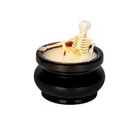 Moerstar Vela decorativa de Halloween, decoración gótica, vela perfumada de Halloween, decoración de interior, para casa, habitación, vacaciones, fiesta