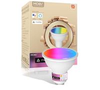 MOES Bombilla Inteligente Led gu10 Wifi y Matter, RGB 2700K-6500K Regulable Calida/Blanco Frio, Compatible Con Alexa/Google Home,Apple HomeKit,Smart Things