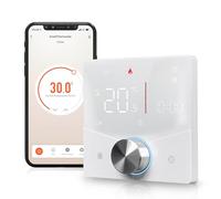 MOES Gas/Calentador - Agua Termostato inteligente, Wi - FI Termostato de habitación programable compatible con Alexa Echo/Google Home, Smart Living/Application Tuya