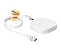 MOES Gateway Inteligente Inalámbrico Multimodo Tuya ZigBee y BLE, Hub Inteligente Inalámbrico Compatible con Smart Life, Control por Voz a través de Alexa Google Home