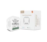MOES Mini WiFi Módulo Interruptor de atenuación LED empotrado regulador | Smart Life App, control remoto inalámbrico, Soporta control de voz de Alexa/Google Assistant, Solo red de 2.4Ghz