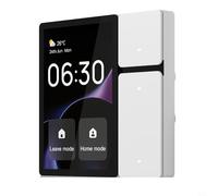 MOES - Panel de control inteligente WiFi de 3.5 pulgadas, pantalla táctil con 3 botones físicos, pantalla capacitiva, controlador central para automatización del hogar inteligente, control remoto