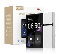 MOES Pantalla Smart Home 3,5 pulgadas, panel todo en uno, concentrador BLE y malla integrado, control infrarrojo, interruptor inteligente Tuya, timbres