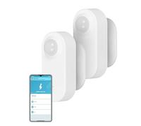 MOES Sensor de Movimiento Inteligente Zigbee, Seguridad para el hogar, Sensor de Movimiento inalámbrico con aplicación de monitoreo Remoto, Control de Voz Compatible con Alexa 2 pcs