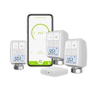 MOES Smart Radiador Termostato, 3 Radiadores Termostato con 1 Hub