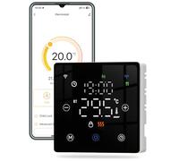MOES Termostato ZIGBEE a batería calefaccion la Caldera, Termostato programable controlable por Voz, Apto para calderas de Gas de 2 Hilo, Compatible con Google Assistant/Alexa/Tuya/Smart Life