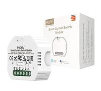 MOES Tuya Alexa Módulo Persianas WiFi Inteligente, Módulo Interruptor de Interruptores para Persianas y cortinas con Motor eléctrico, Compatible con Smart Life App, Alexa y Google, Solo admite 2.4Ghz