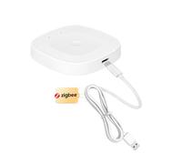 MOES Tuya ZigBee Gateway Inteligente Inalámbrico, Hub Inalámbrico para Hogar Inteligente, Control por Voz a través de Alexa, Funciona con Alexa Google, Smart Life