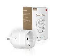 MOES WiFi Smart Dimmer Plug, Enchufe Inteligente, Soporta bombillas LED regulables, Lámparas halógenas y lámparas incandescentes, Control por voz de Alexa/Google HOME, Solo se admite WiFi de 2,4 GHz