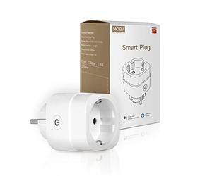 MOES WiFi Smart Dimmer Plug, Enchufe Inteligente, Soporta bombillas LED regulables, Lámparas halógenas y lámparas incandescentes, Control por voz de Alexa/Google HOME, Solo se admite WiFi de 2,4 GHz