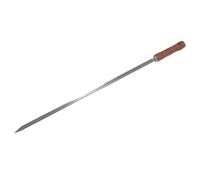 Moesta BBQ 10212 - Pincho para barbacoa de acero inoxidable con mango de madera, 85 cm x 10 mm, mango de madera