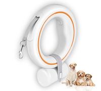 moestar UFO - Correa retráctil para Perro, 360°, sin enredos, Bloqueo de Pausa de Freno con una Sola Mano, Correa Extensible para Perro con Soporte para Bolsa de excrementos, Cinta de Nailon