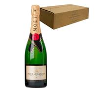 Moët Brut Imperial - Champán con Uvas Pinot Noir, Pinot Meunier y Chardonnay, Burbuja Fina y Sabor Equilibrado - 1 Botella 75cl
