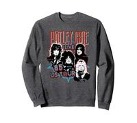 Mötley Crüe '85 Tour Sudadera, Unisex para Adultos, Jaspeado Oscuro, XL
