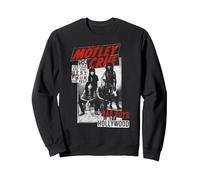 Mötley Crüe Bad Boys of Hollywood Sudadera, Unisex para Adultos, Negro, S