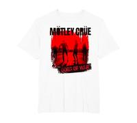 Mötley Crüe - Dogs of War Camiseta, Hombre Tallas Grandes, Blanco, 2X Alto