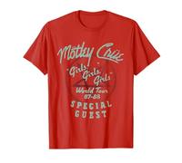 Mötley Crüe - Girls Girls Girls Special Guest Red Camiseta
