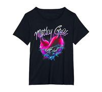Mötley Crüe Kickstart My Heart Camiseta, Mujer Tallas Grandes, Negro, 3XL Grande