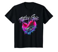 Mötley Crüe Kickstart My Heart Camiseta, Niños, Negro, 3 años