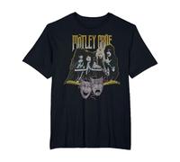 Mötley Crüe Theatre Vintage Camiseta, Hombre Tallas Grandes, Negro, 4X Alto