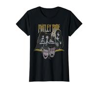 Mötley Crüe Theatre Vintage Camiseta, Mujer, Negro, 3XL