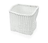 Möve 40422002 Tube - Cesto Cuadrado (15 x 15 x 15 cm), Color Blanco