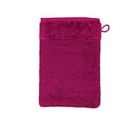 Möve Bamboo Luxe - Guante de baño de 60% algodón, 40% Viscosa de Pulpa de bambú, 15 x 20 cm, Morado Berry