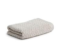 Möve Brooklyn con Espina de pez - Toalla de Mano de 85% algodón, 10% Viscosa, 5% Lino, 50 x 100 cm, Natural y Cachemira
