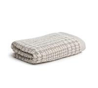 Möve Brooklyn Glencheck - Toallón de Ducha de 85% algodón, 10% Viscosa, 5% Lino, 80 x 150 cm, Natural y Cachemira